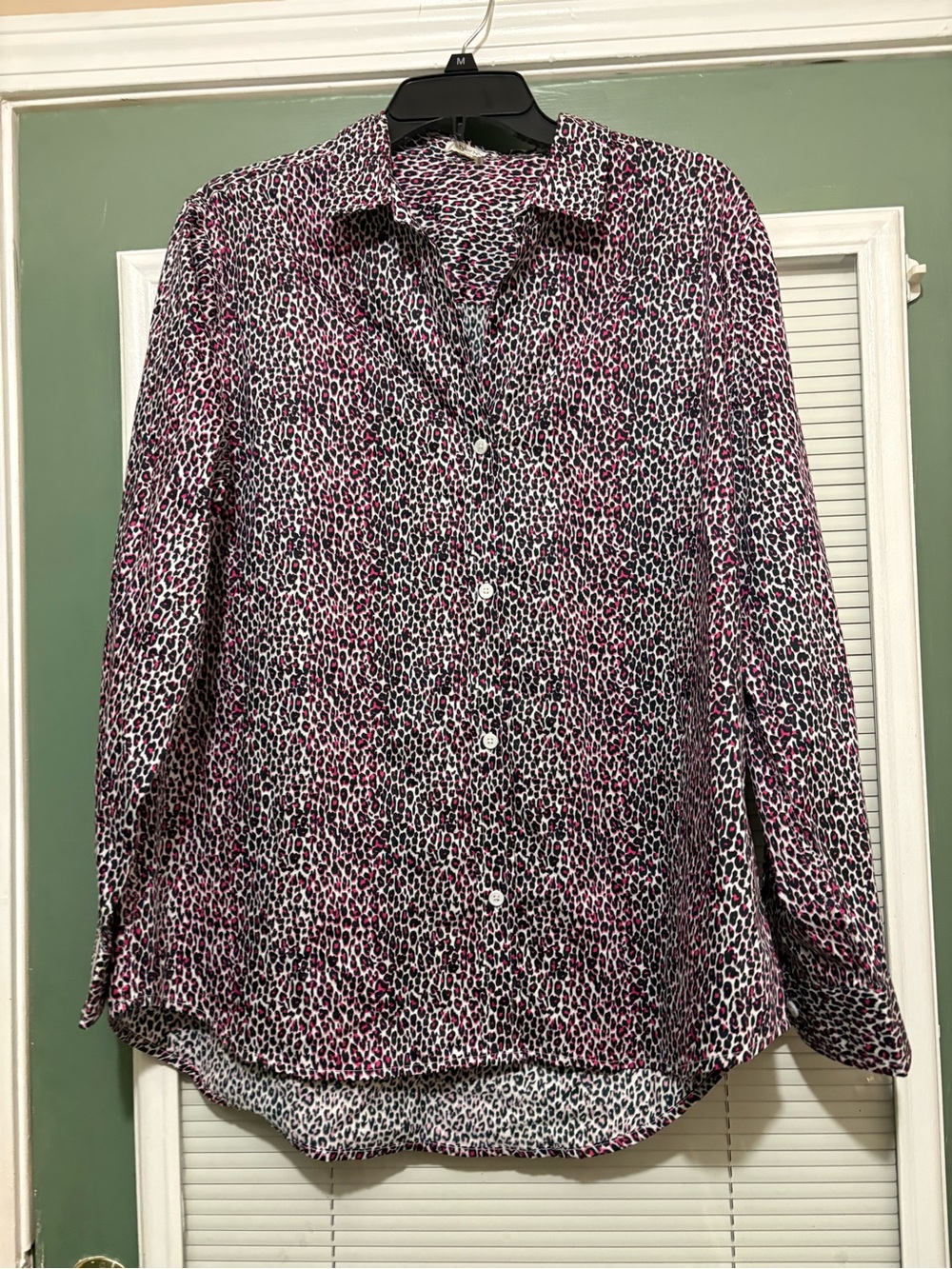 Tyler Boe Button Down Leopard/cheetah Print Shirt XL